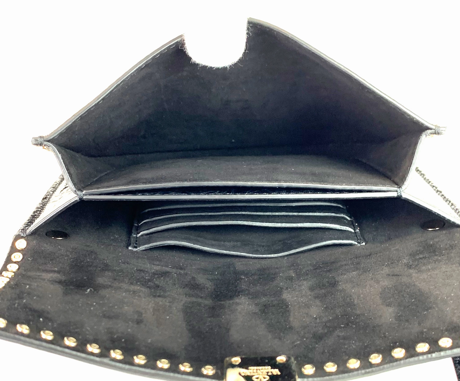 Micro Rockstud Leather Turnlock Flap Bag