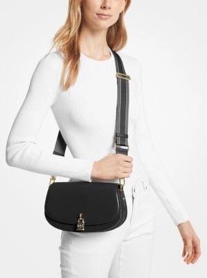 Mila Medium Leather Messenger Bag