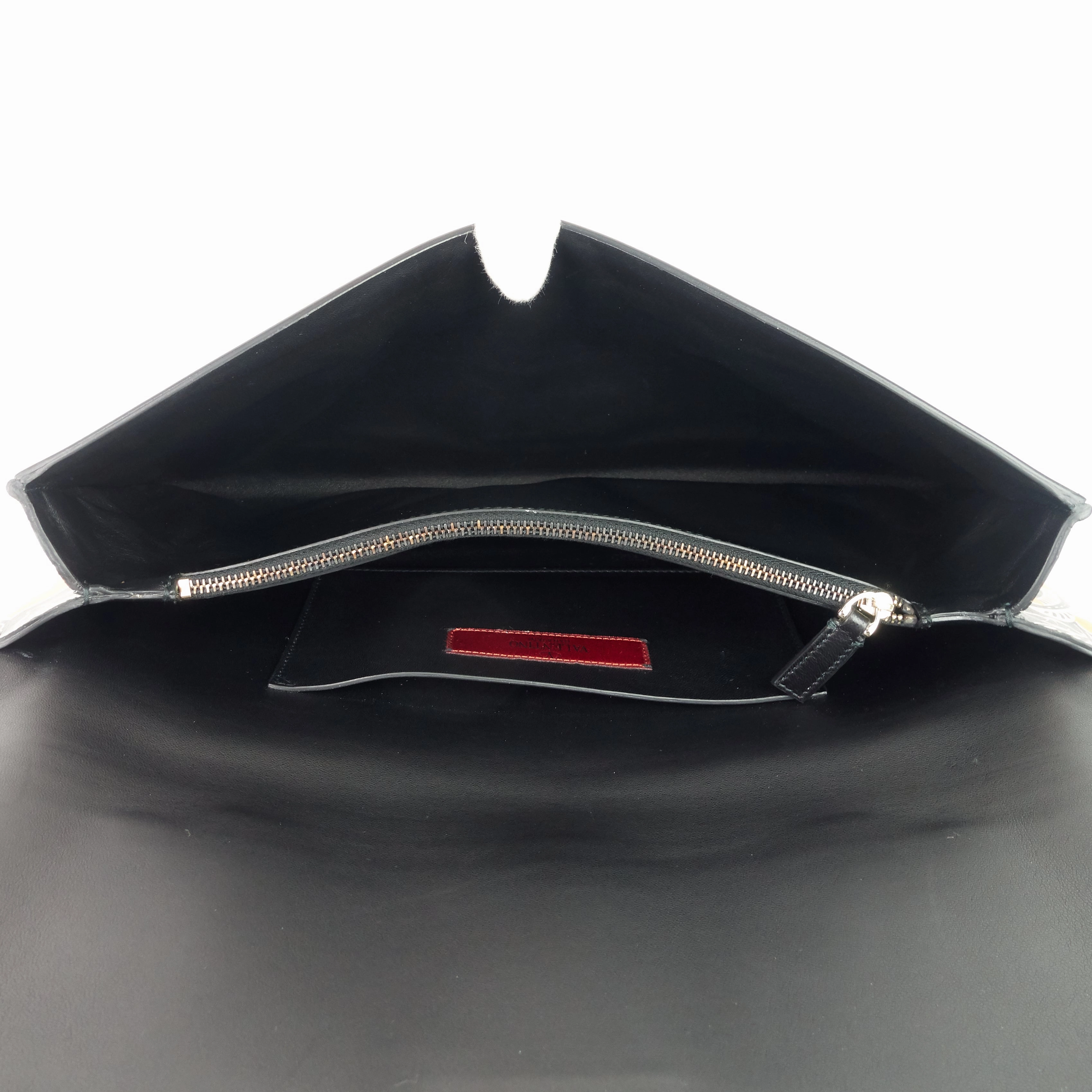 MIME Floral Print Leather Clutch Bag