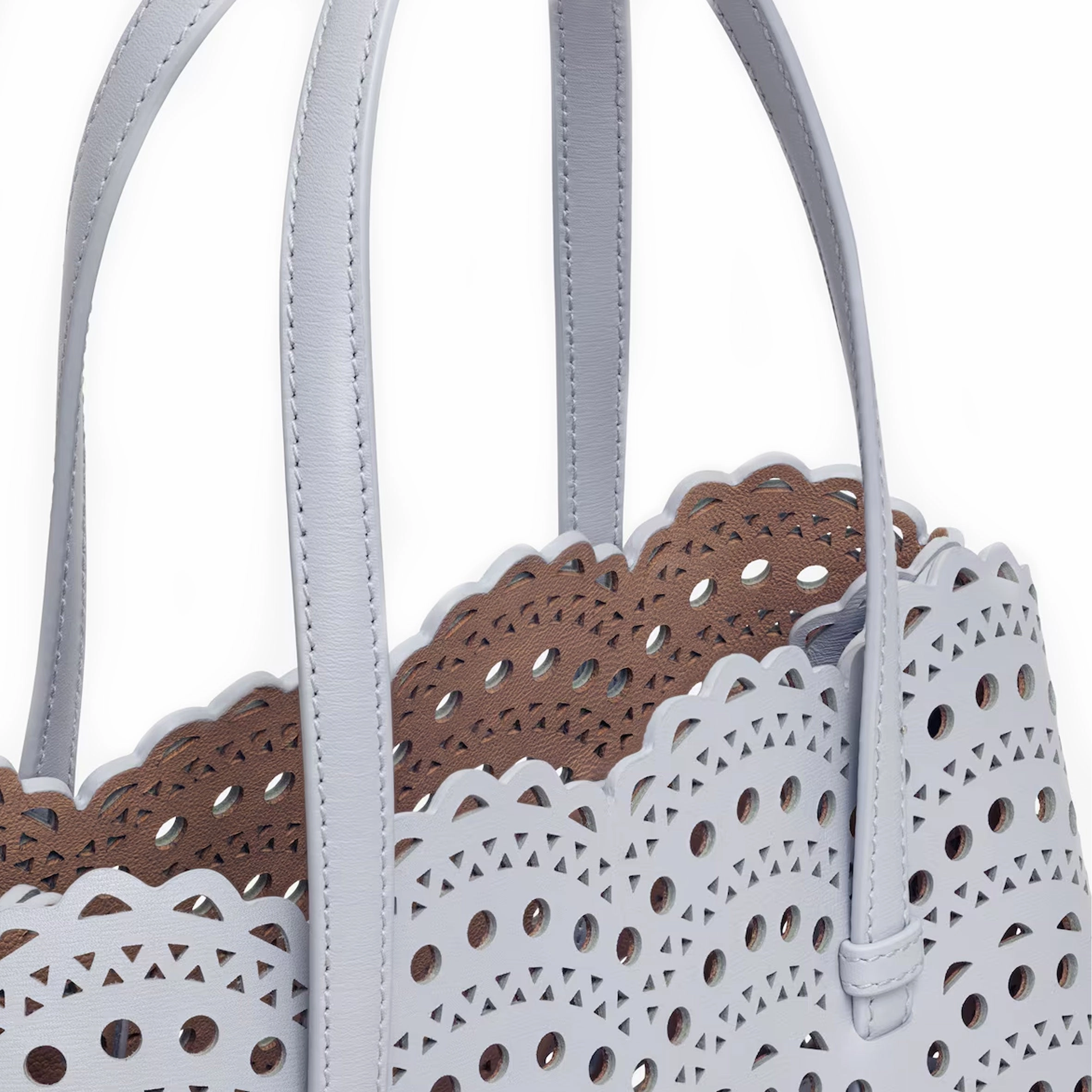 Mina 20 Wave Lux Calfskin, Gris Perle