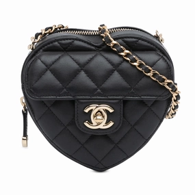 Mini Lambskin CC in Love Heart Crossbody