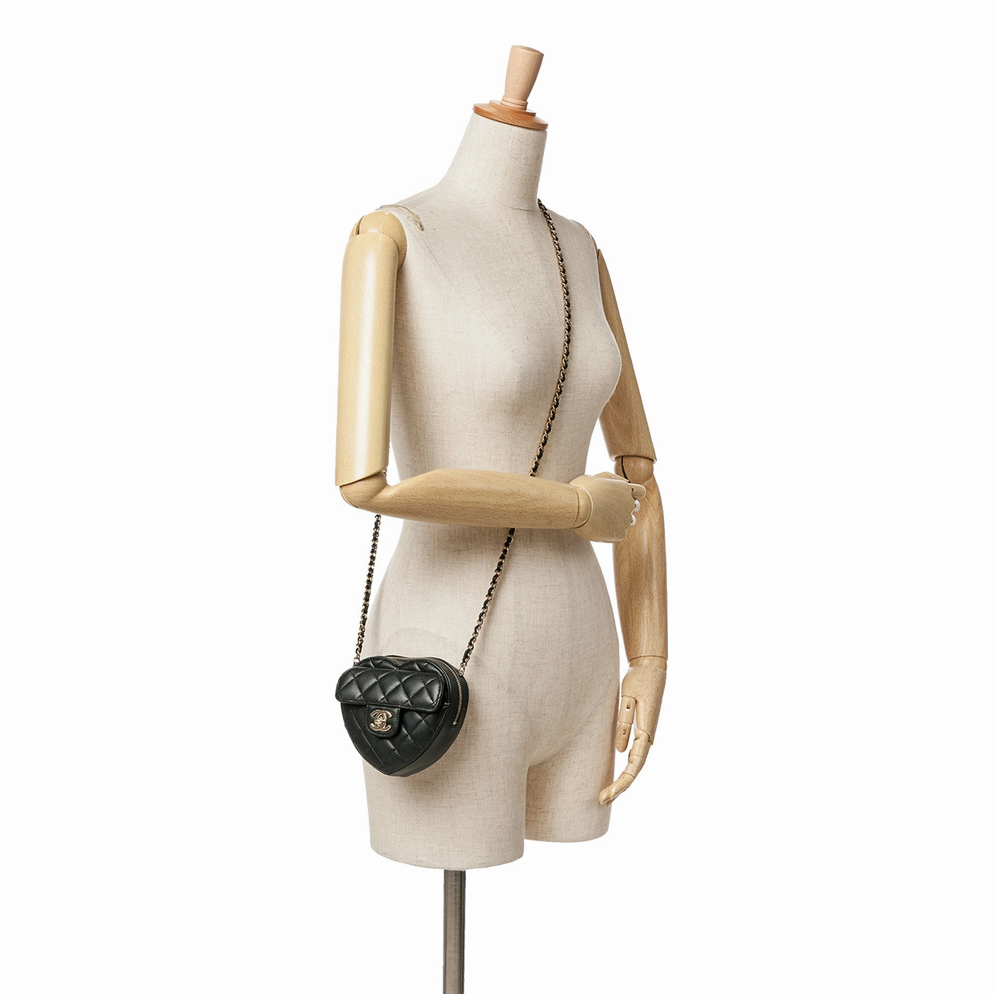 Mini Lambskin CC in Love Heart Crossbody