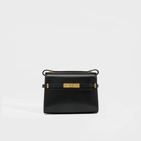 Mini Manhattan Shoulder Bag in Black