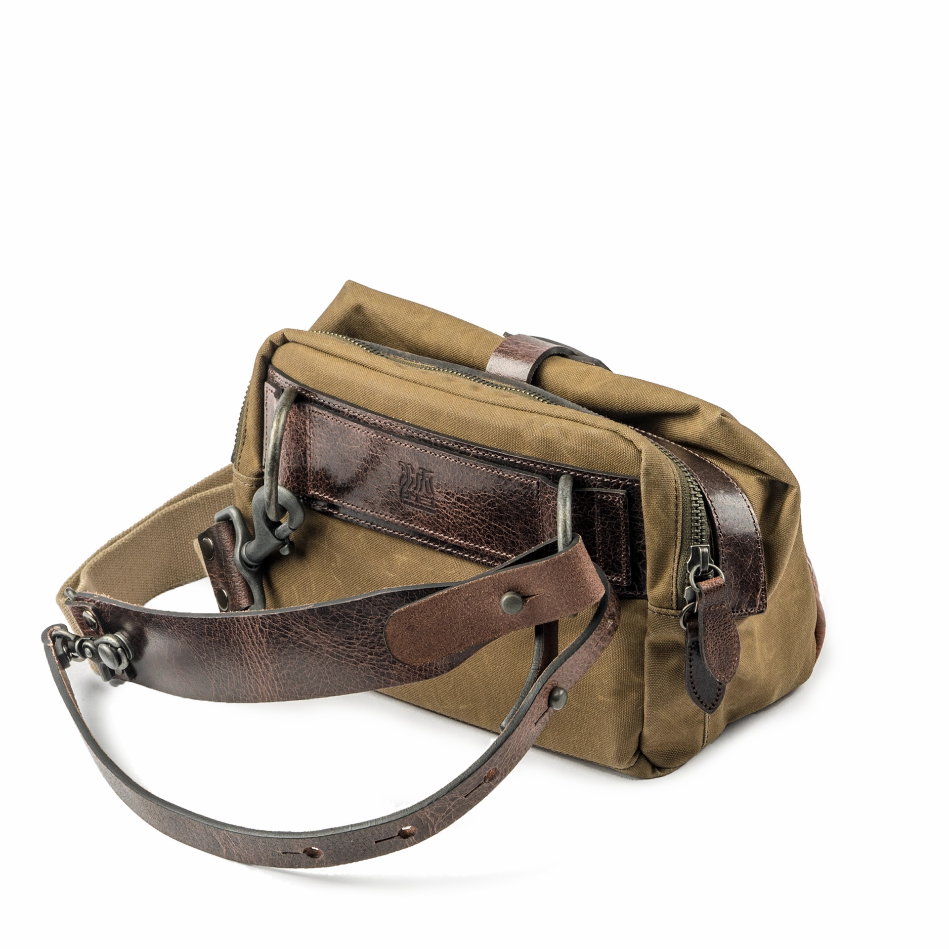 Mini Rider Sling Bag 3.5L - Leather Canvas Version