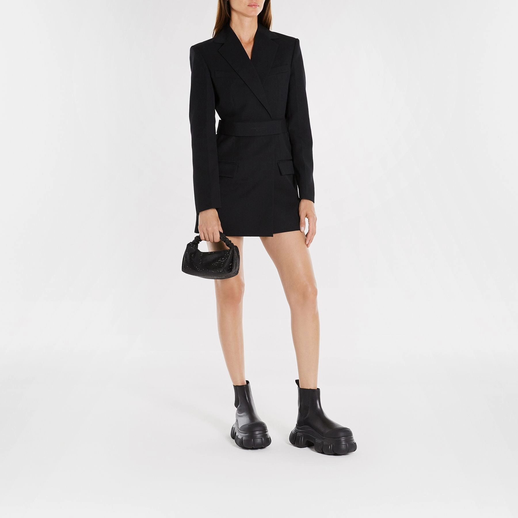 Mini Scrunchie Bag - Alexander Wang - Polyester - Black