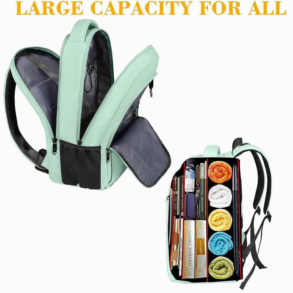 Mint Green Mlassic Travel Laptop Backpack