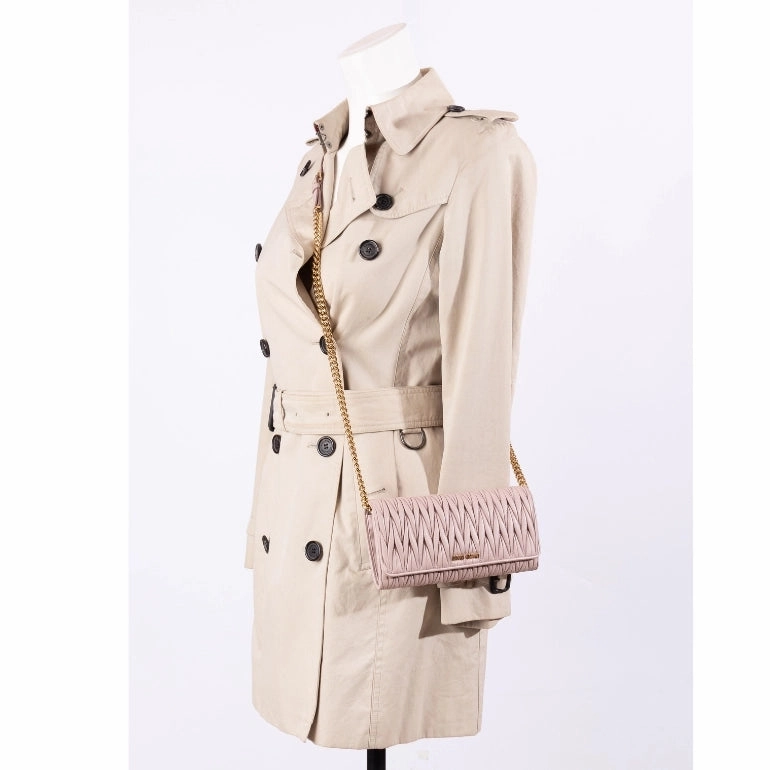 Miu Miu Matelasse Flap Chain Clutch