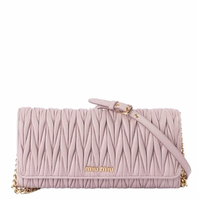 Miu Miu Matelasse Flap Chain Clutch