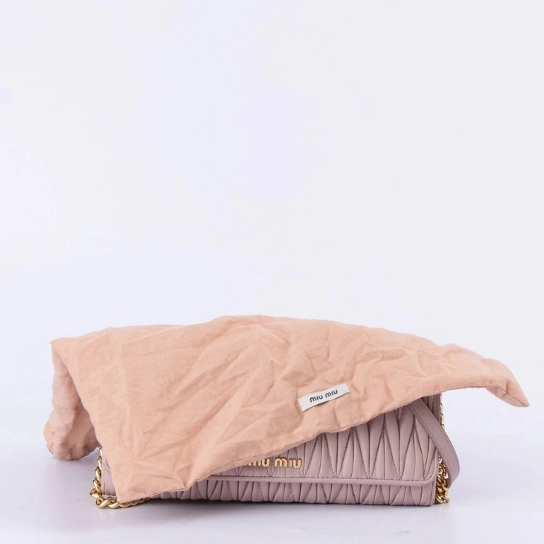 Miu Miu Matelasse Flap Chain Clutch