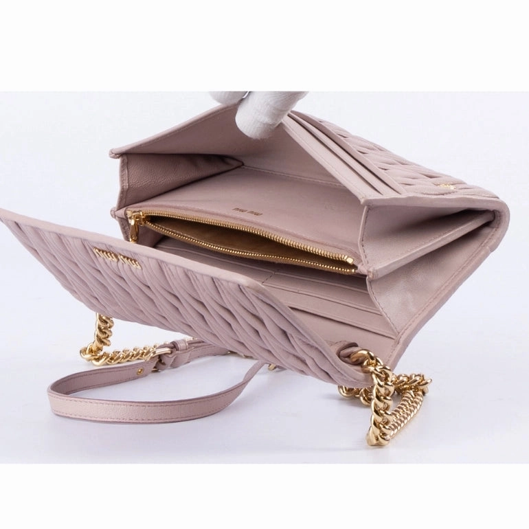 Miu Miu Matelasse Flap Chain Clutch