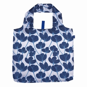 Modern Poppy Blu Bag Reusable Shopping Bag - Machine Washable