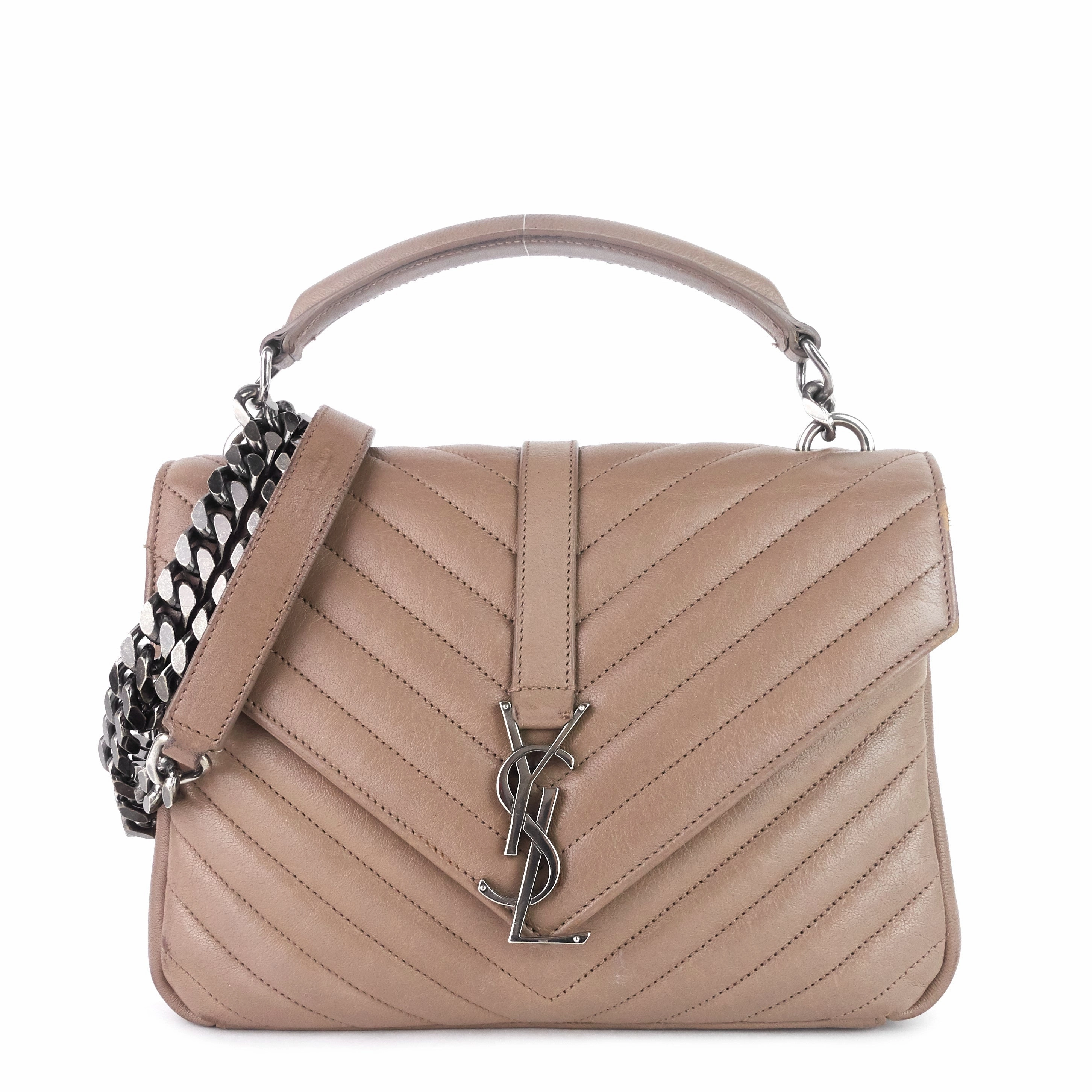 Monogram Collge Medium Matalass Calfskin Bag