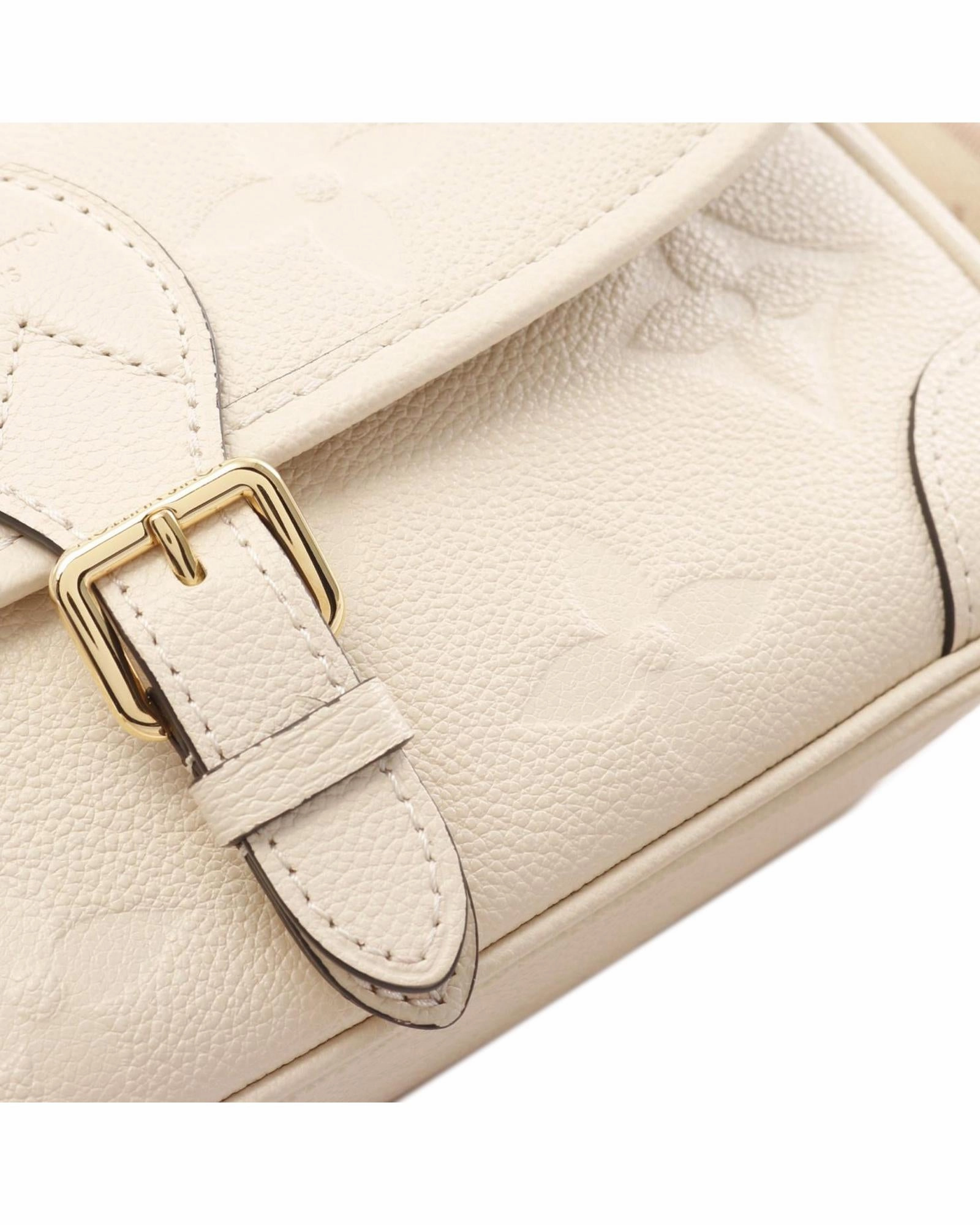 Monogram Empreinte Leather Crossbody Bag with Detachable Strap