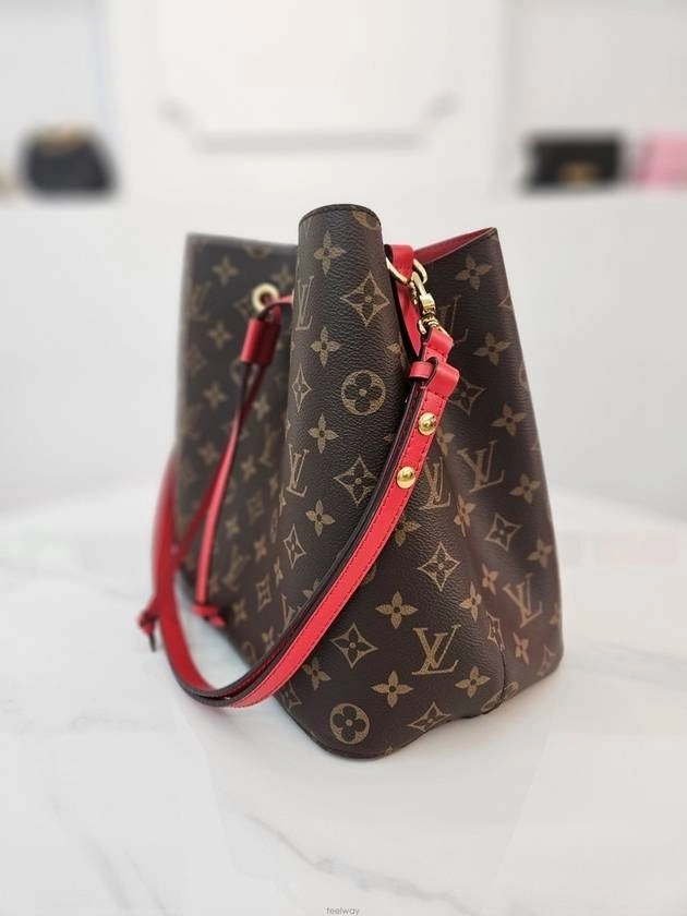 Monogram Neonoe MM Red Shoulder Bag M44021