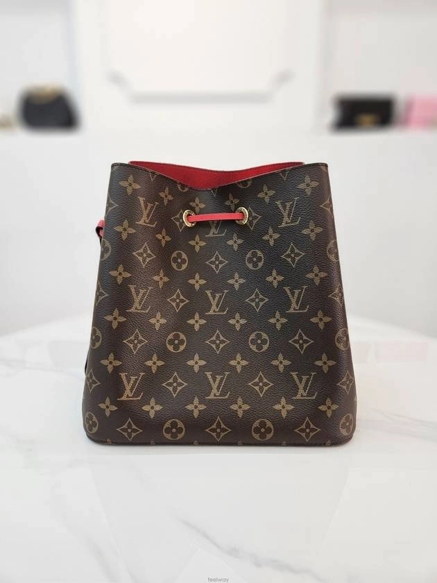 Monogram Neonoe MM Red Shoulder Bag M44021