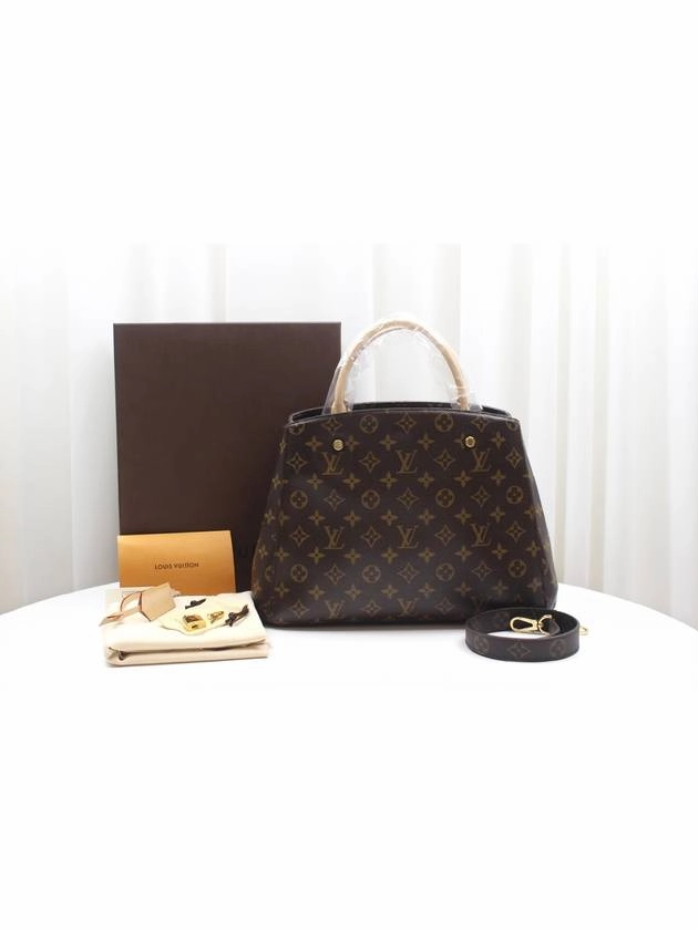 Montaigne MM Monogram Tote Shoulder Bag M41056