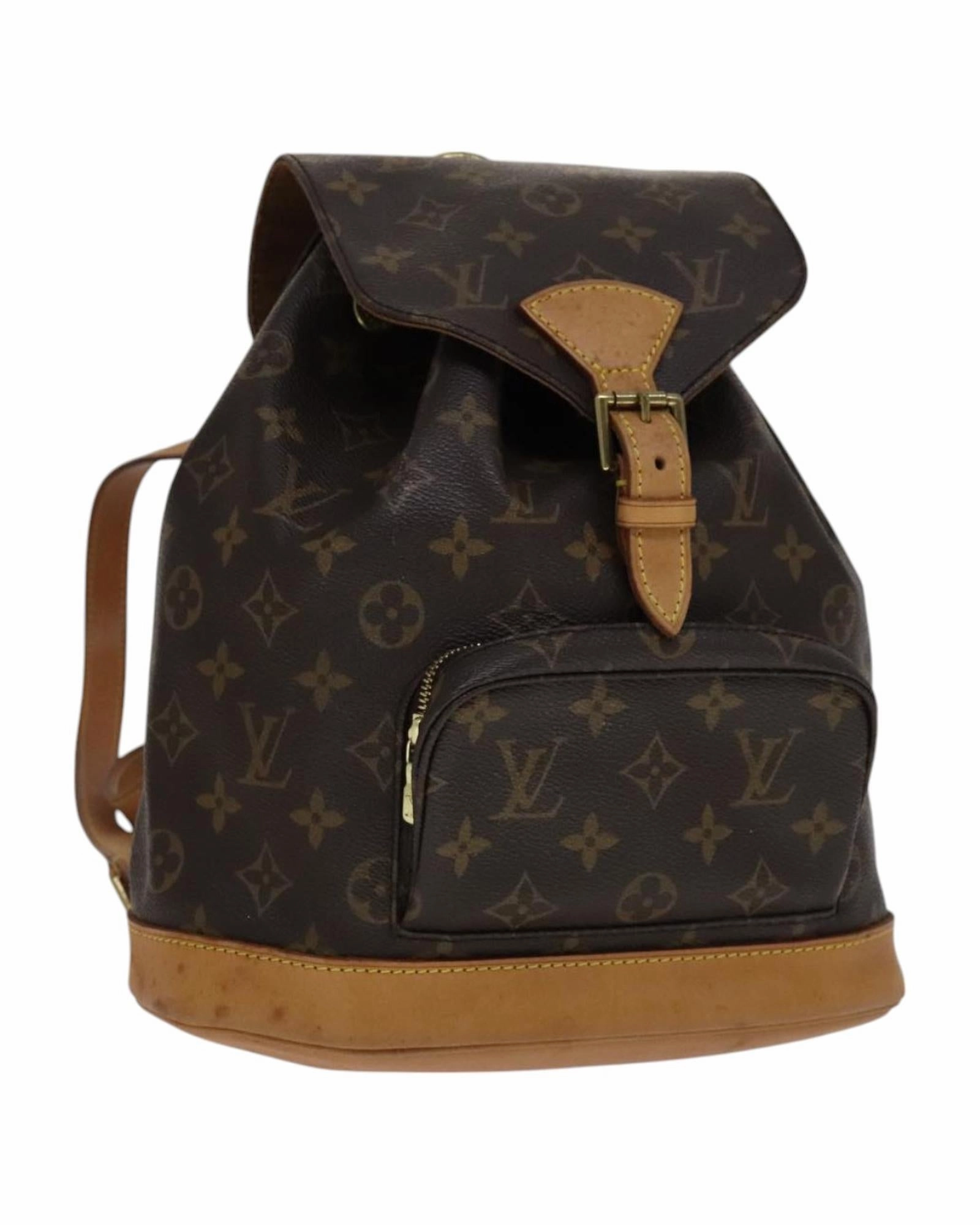 Montsouris MM Canvas Backpack with Dust Bag