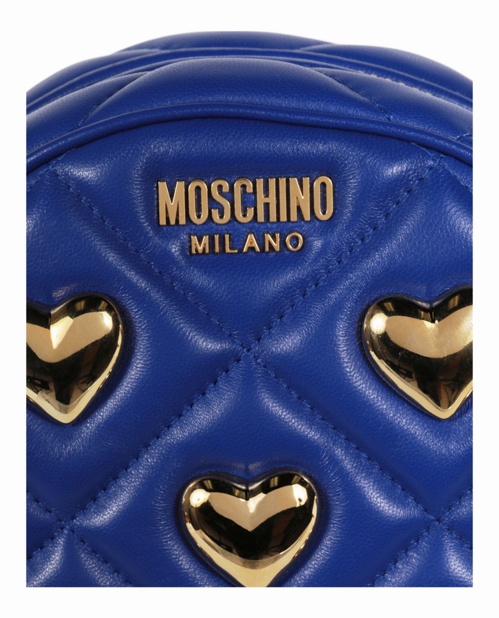 Moschino Heart Studs Quilted Crossbody Bag 7508-8002-0296