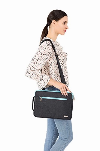 MOSISO Laptop Shoulder Bag Compatible 15 Inch New MacBook Pro with Touch Bar A1990 & A1707 2018