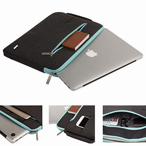 MOSISO Laptop Shoulder Bag Compatible 15 Inch New MacBook Pro with Touch Bar A1990 & A1707 2018