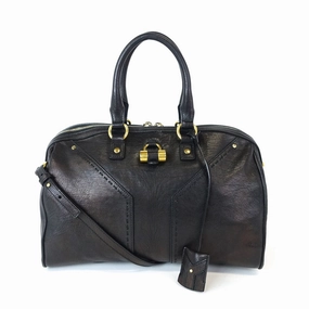 Muse Bowler Grained Leather Handbag