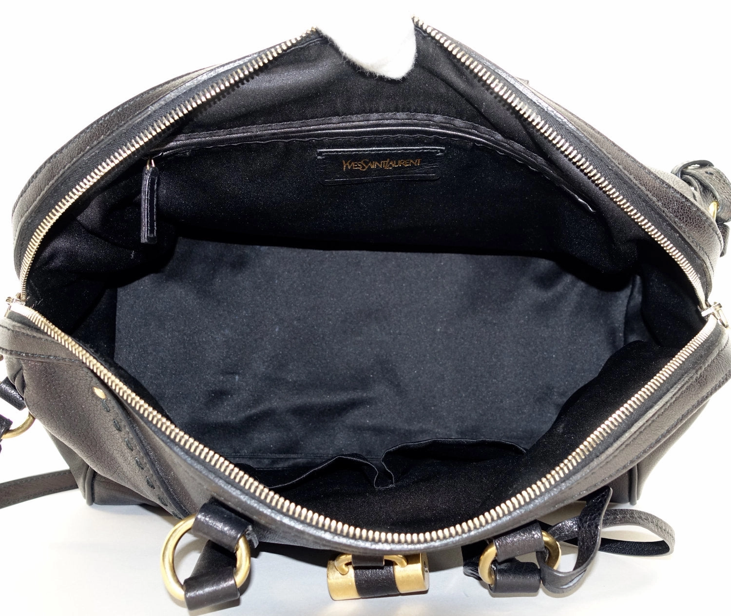 Muse Bowler Grained Leather Handbag