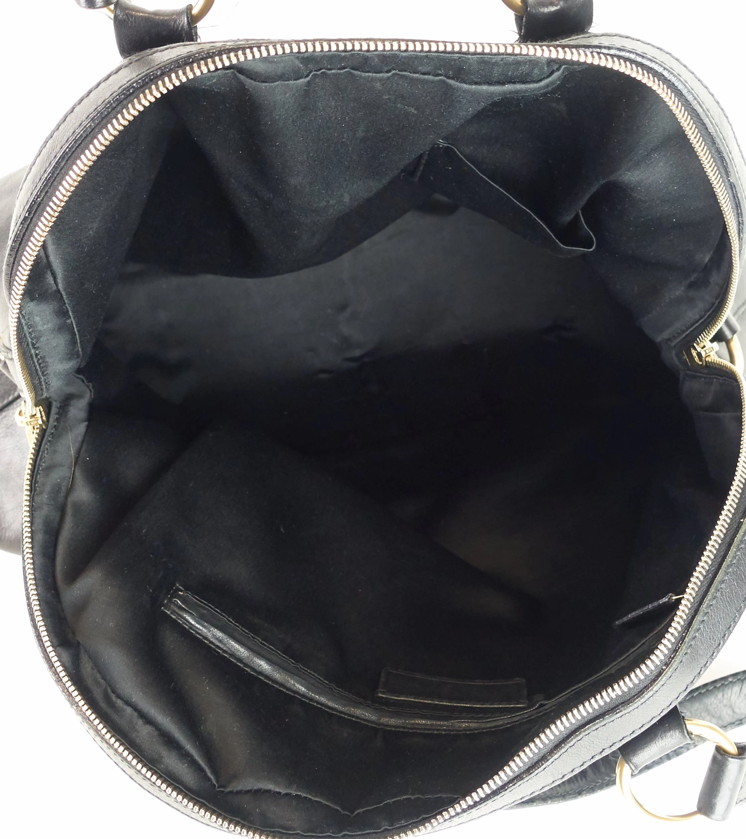 Muse Oversized Black Leather Bag