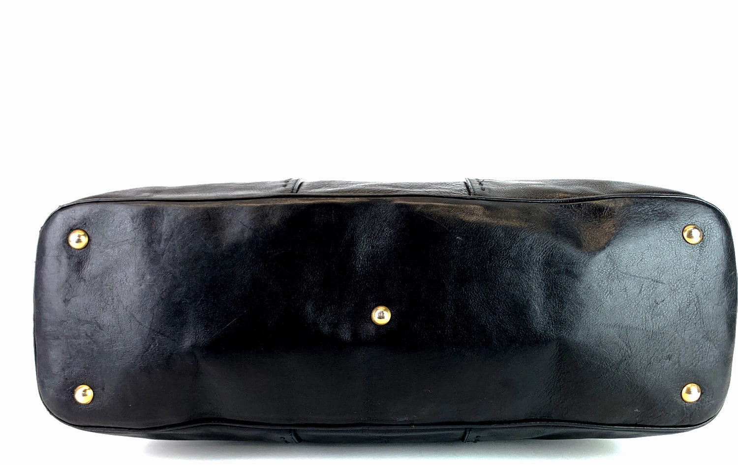 Muse Oversized Black Leather Bag