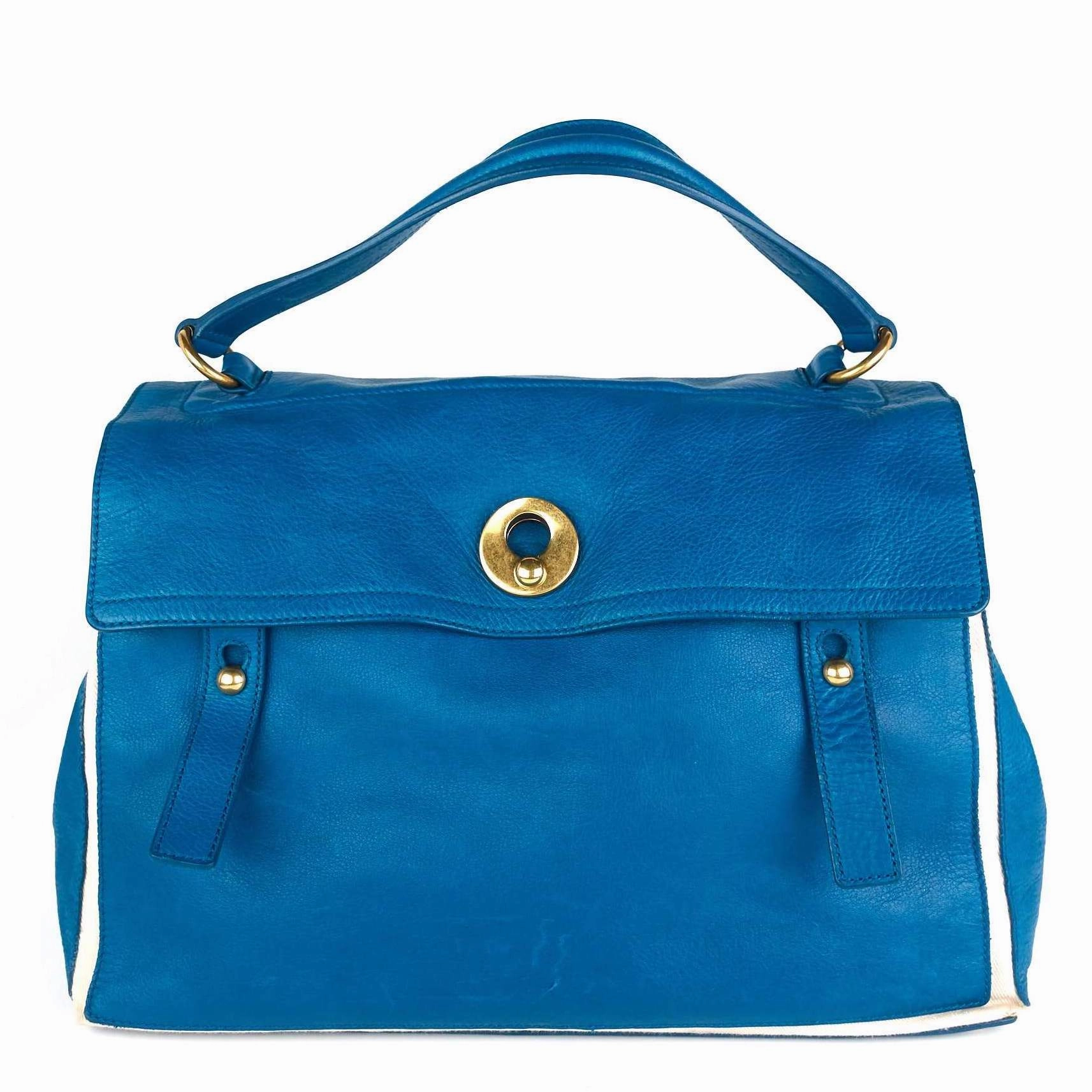 Muse Two Bicolour Calf Leather Bag