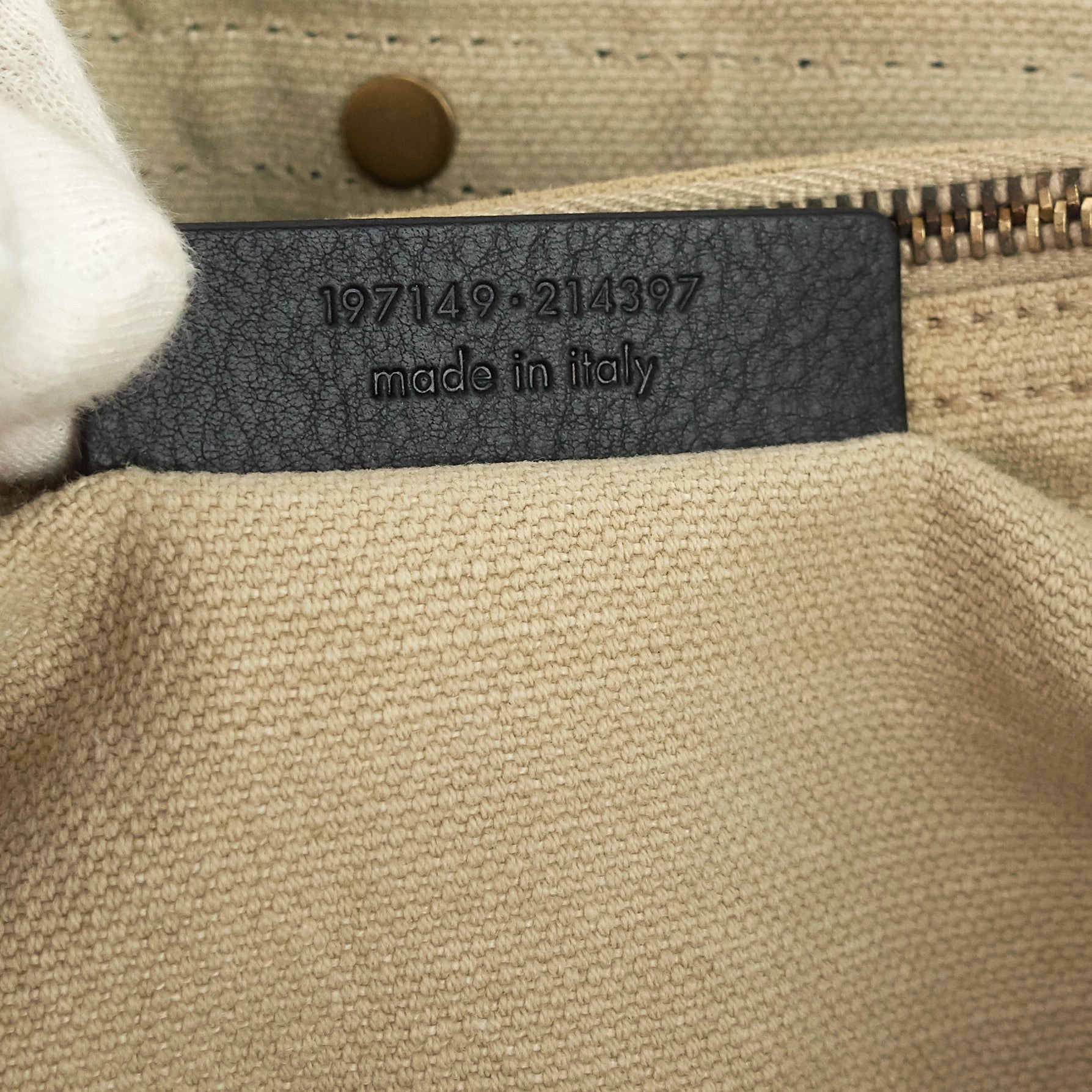 Muse Two-Tone Leather, Suede and Canvas Handbag