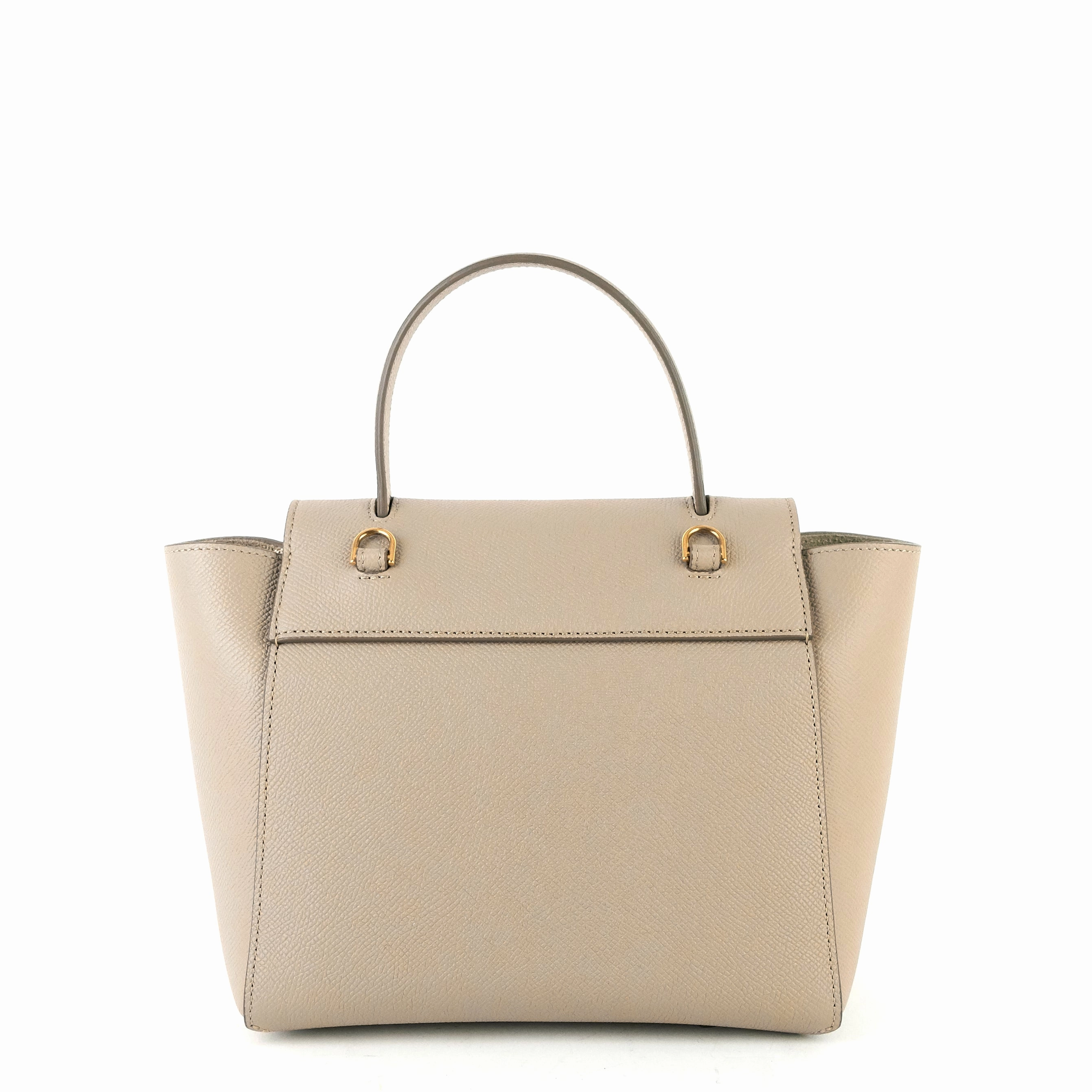 Nano Belt Grained Calfskin Bag