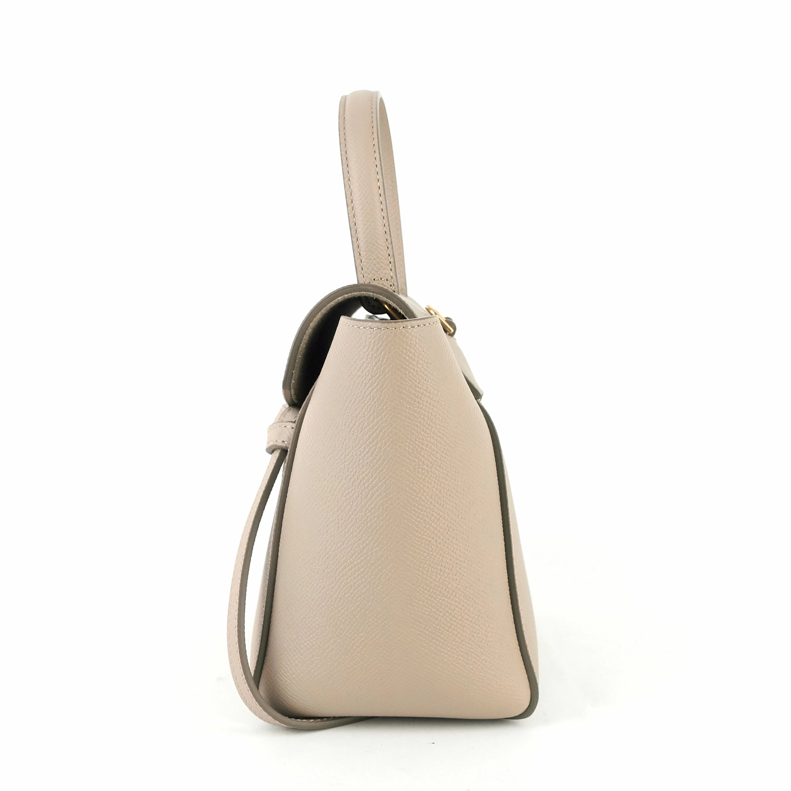 Nano Belt Grained Calfskin Bag