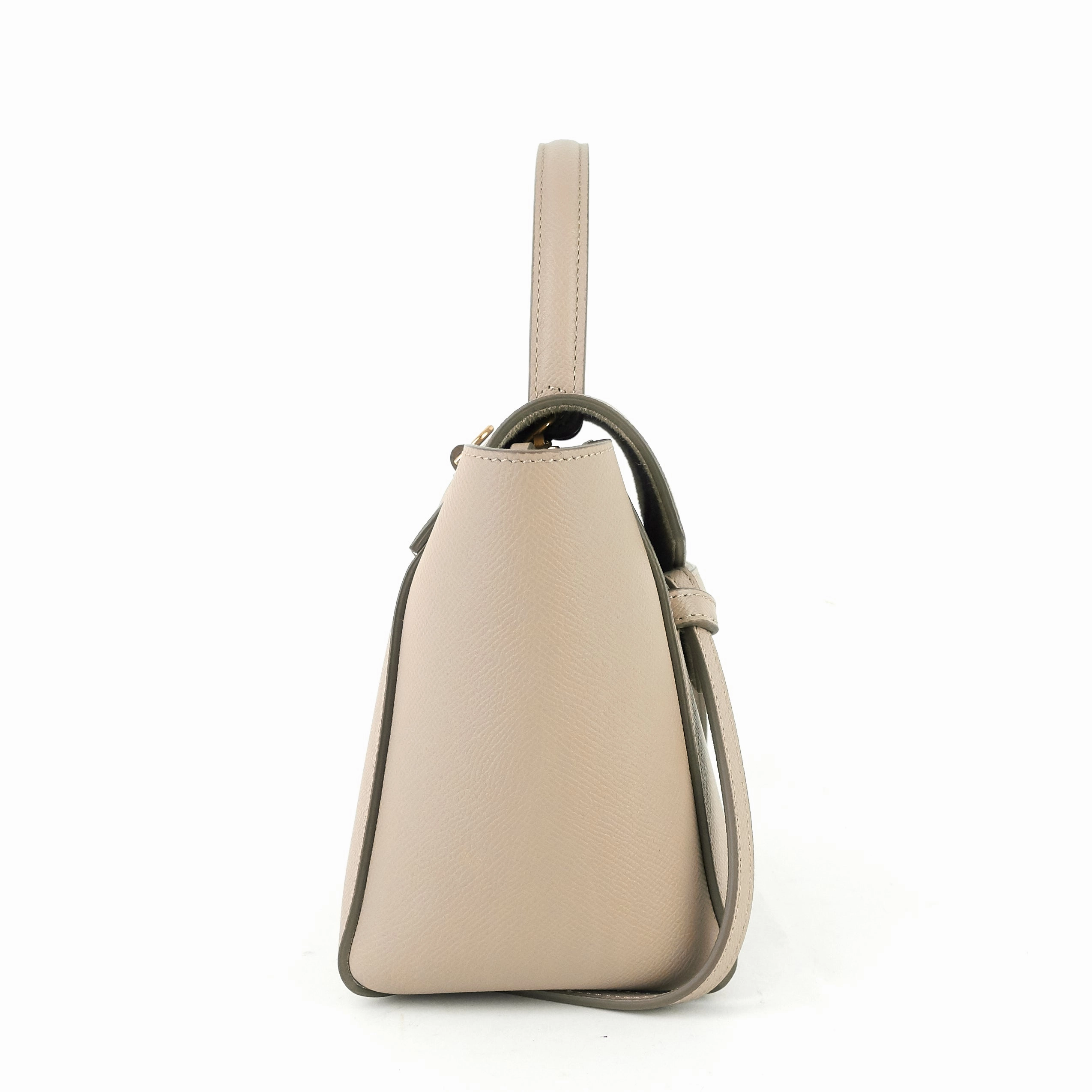 Nano Belt Grained Calfskin Bag