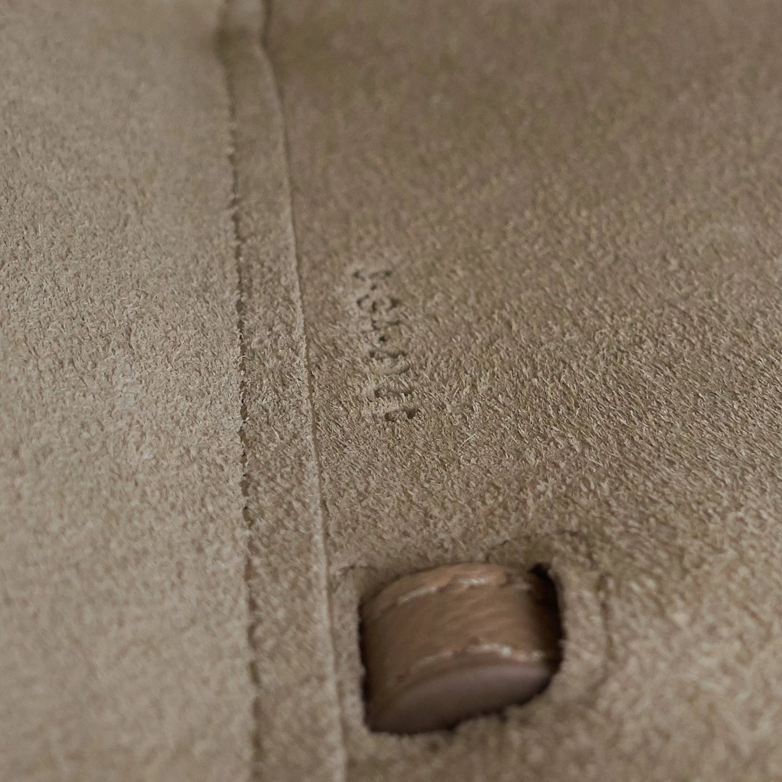 Nano Belt Grained Calfskin Bag