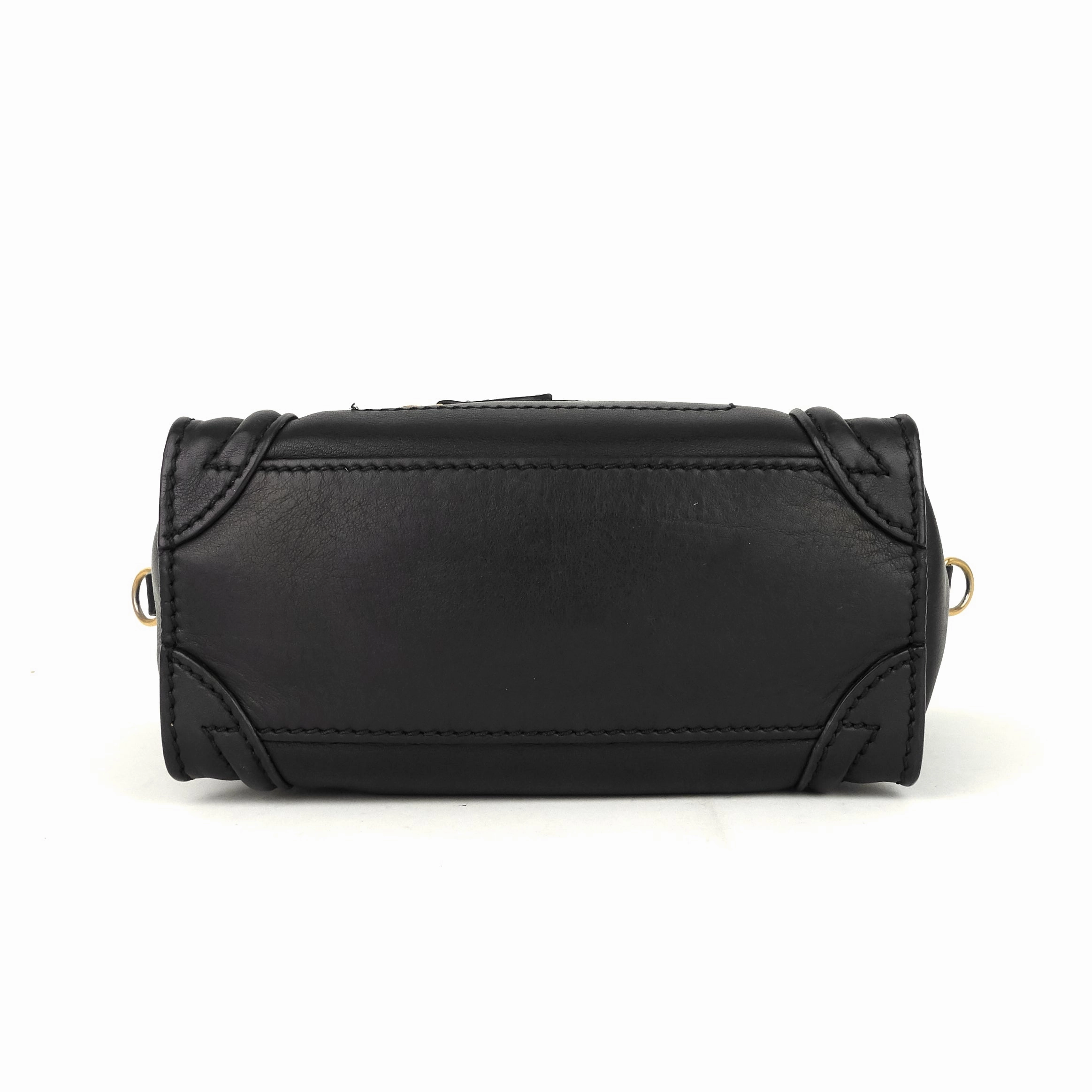 Nano Luggage Calf Leather Bag