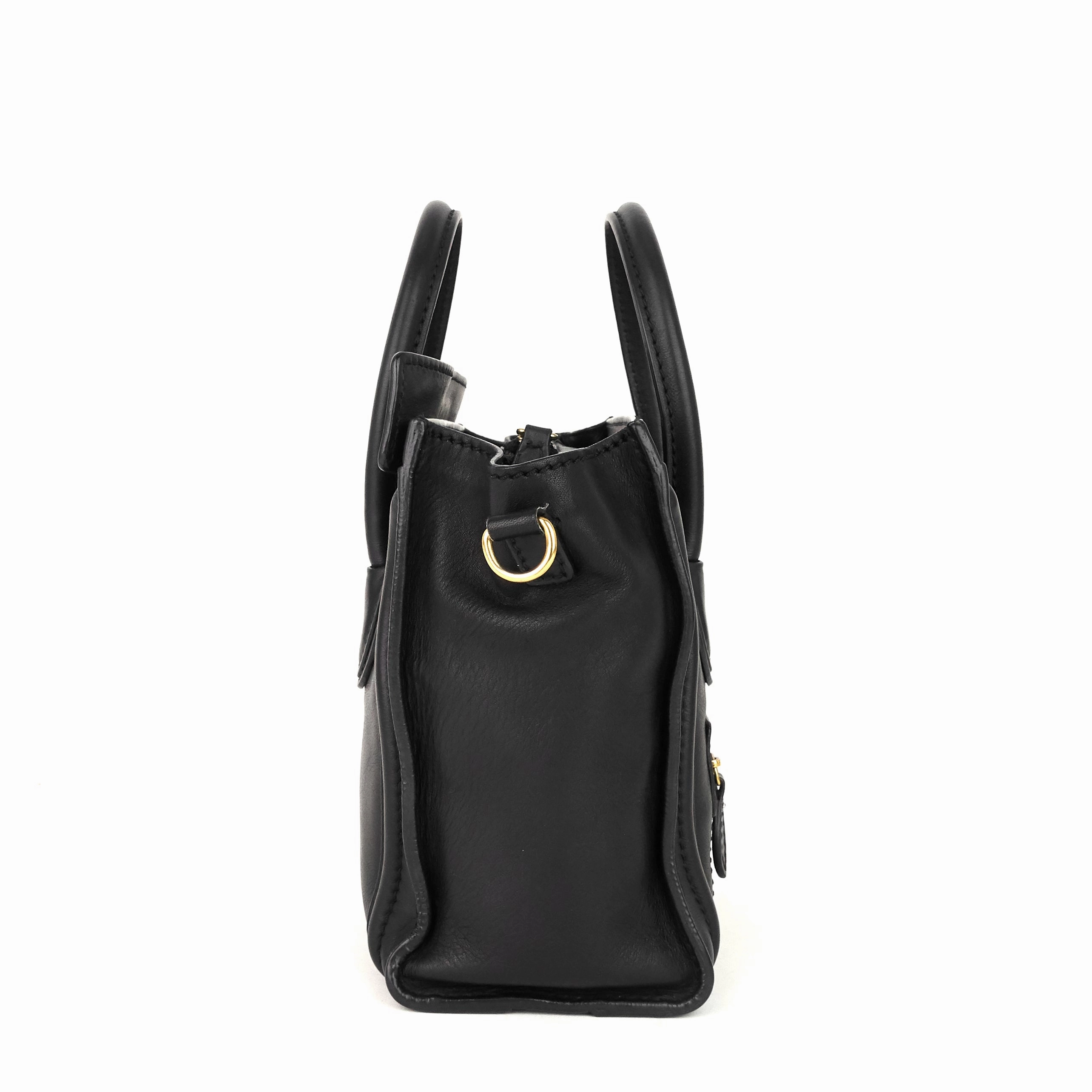 Nano Luggage Calf Leather Bag