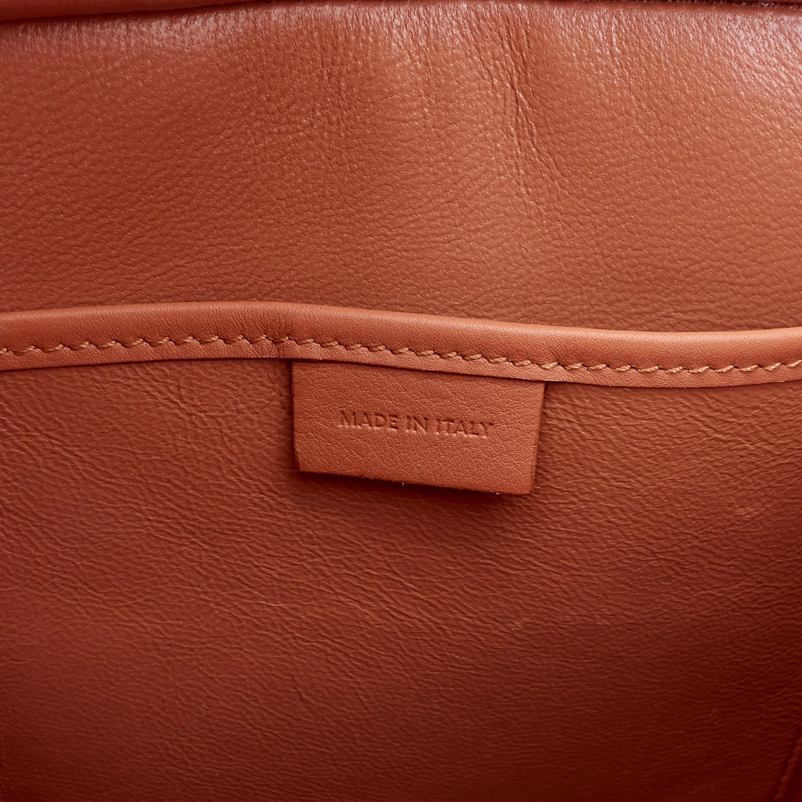 Nano Luggage Calfskin Leather Bag