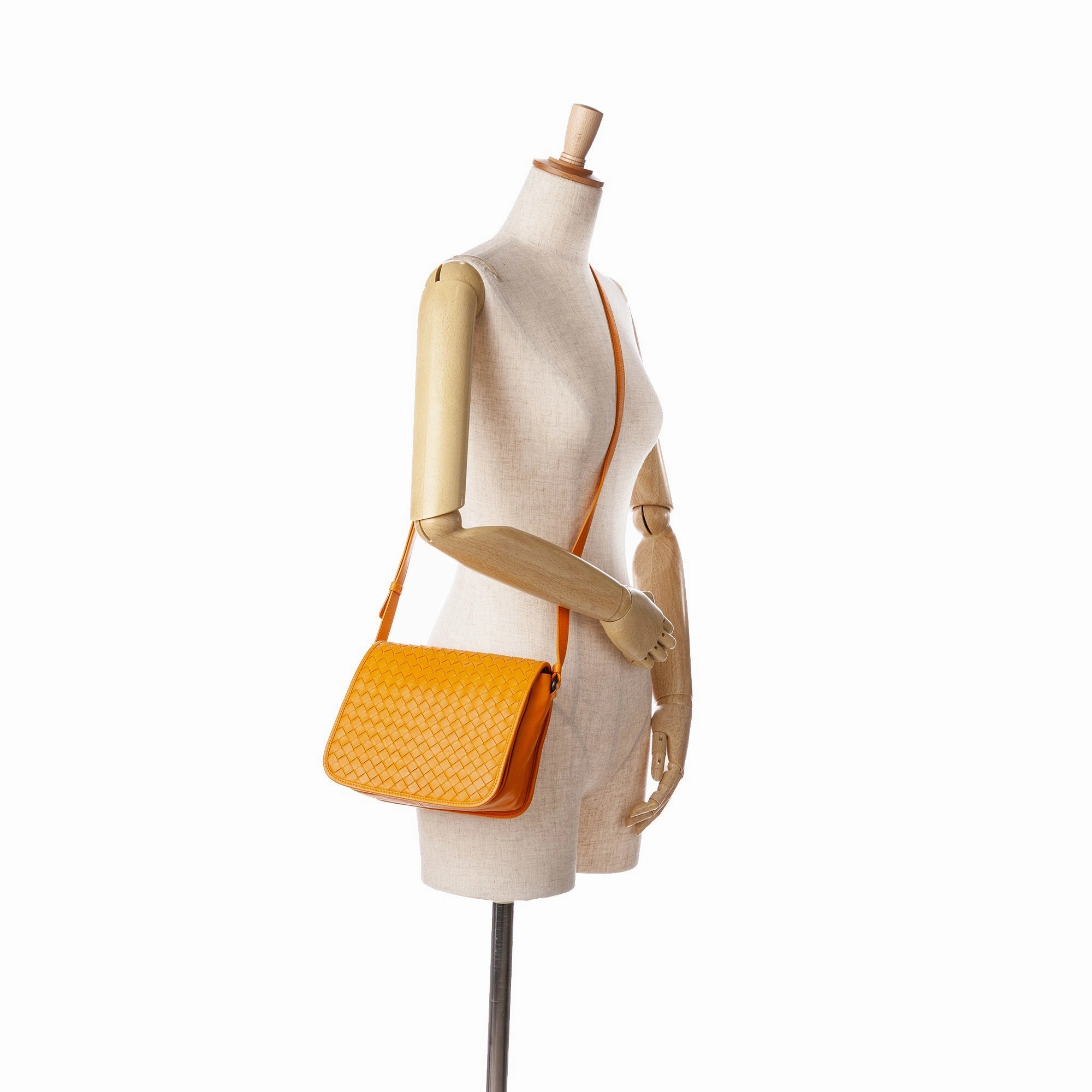 Nappa Intrecciato Flap Crossbody