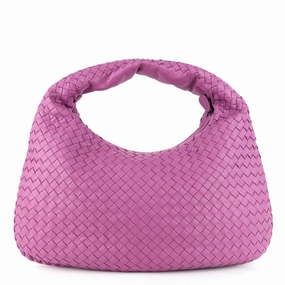 Nappa Leather Intrecciato Medium Hobo Bag