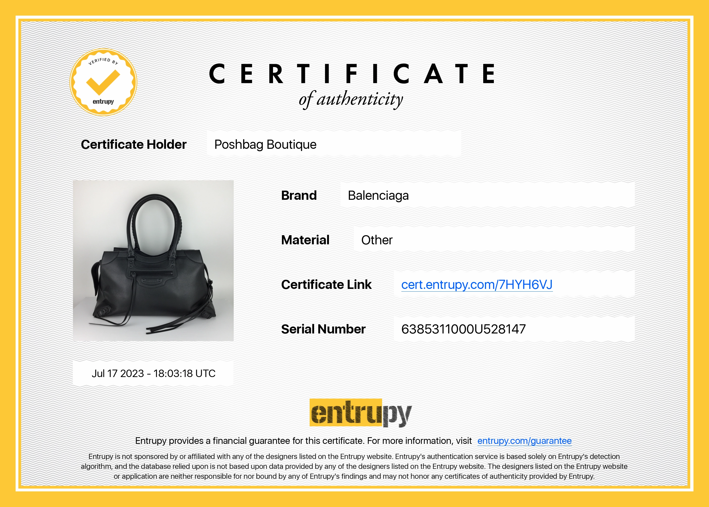 Neo Classic Large Calfskin Leather Bag