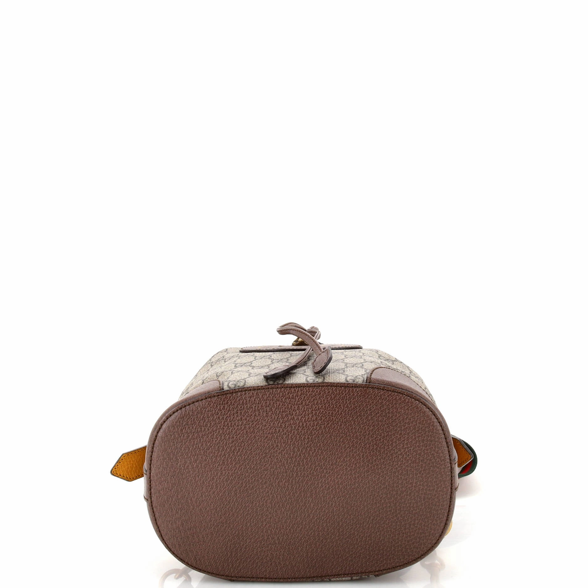 Neo Vintage Drawstring Bucket Backpack GG Coated Canvas Mini