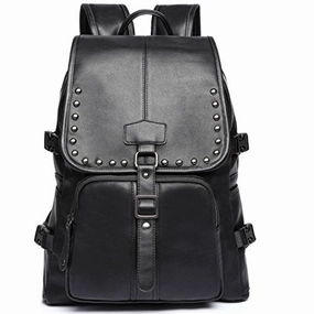 NEW STYLE Pu Leather Black Bag,Handbags,Shoulder Bags Laptop Backpack schoolbags Travel Bags