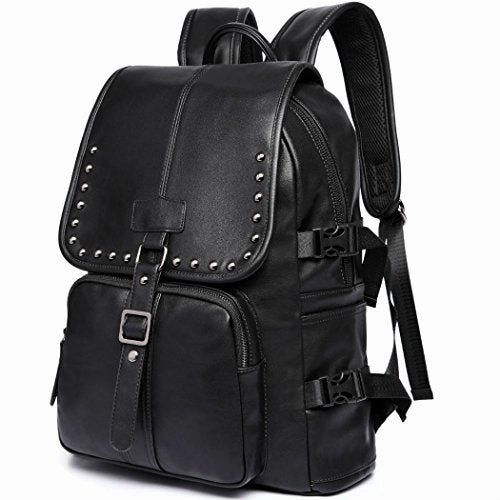 NEW STYLE Pu Leather Black Bag,Handbags,Shoulder Bags Laptop Backpack schoolbags Travel Bags