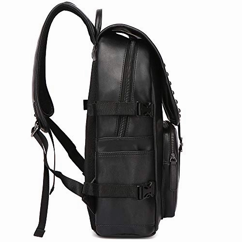 NEW STYLE Pu Leather Black Bag,Handbags,Shoulder Bags Laptop Backpack schoolbags Travel Bags