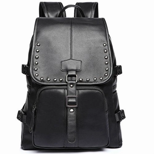 NEW STYLE Pu Leather Black Bag,Handbags,Shoulder Bags Laptop Backpack schoolbags Travel Bags