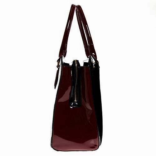 Nicole Lee Stylish Printed Women's Briefcase Spacious Satchel Bag Shoulder Bag, house Party