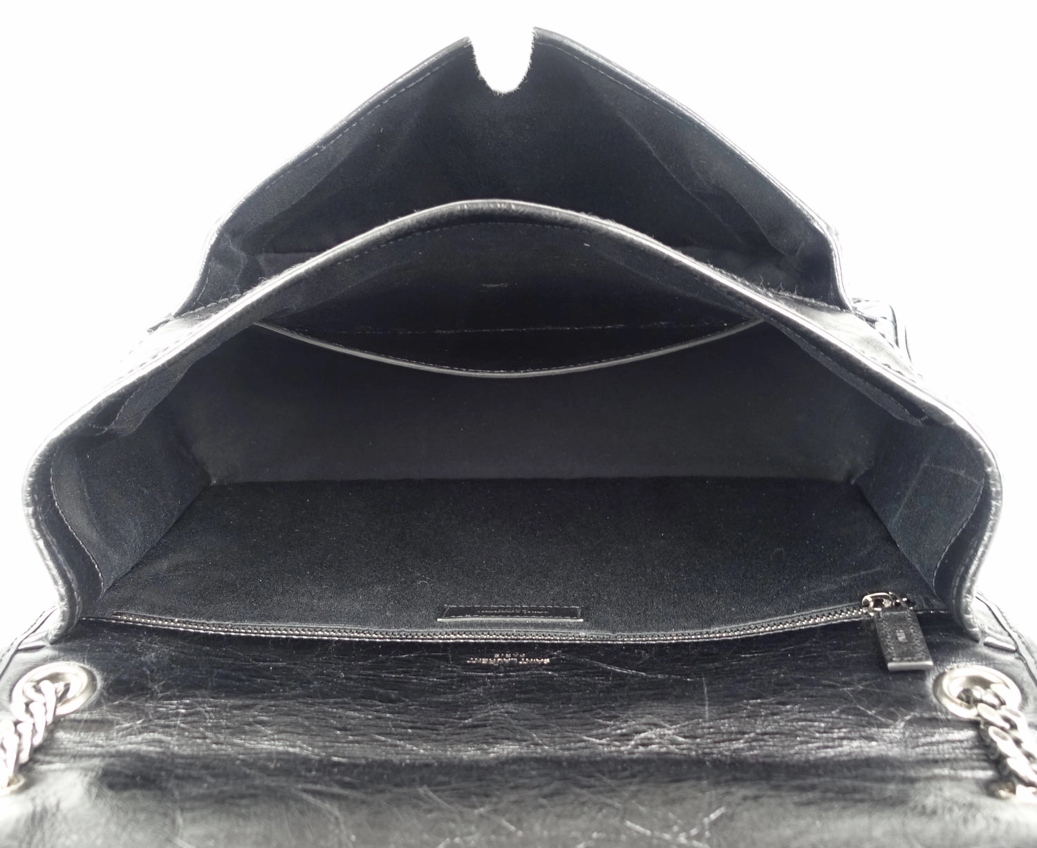 Niki Crinkled Calf Leather Large Bag
