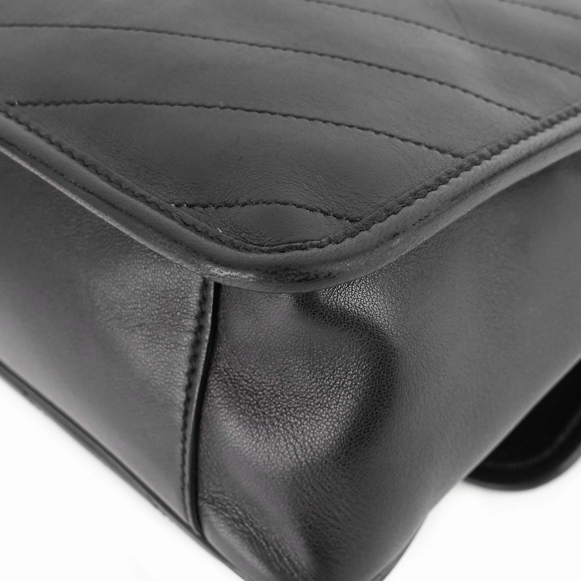 Niki Medium Lambskin Leather Shoulder Bag