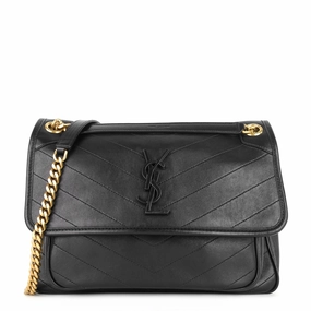 Niki Medium Lambskin Leather Shoulder Bag