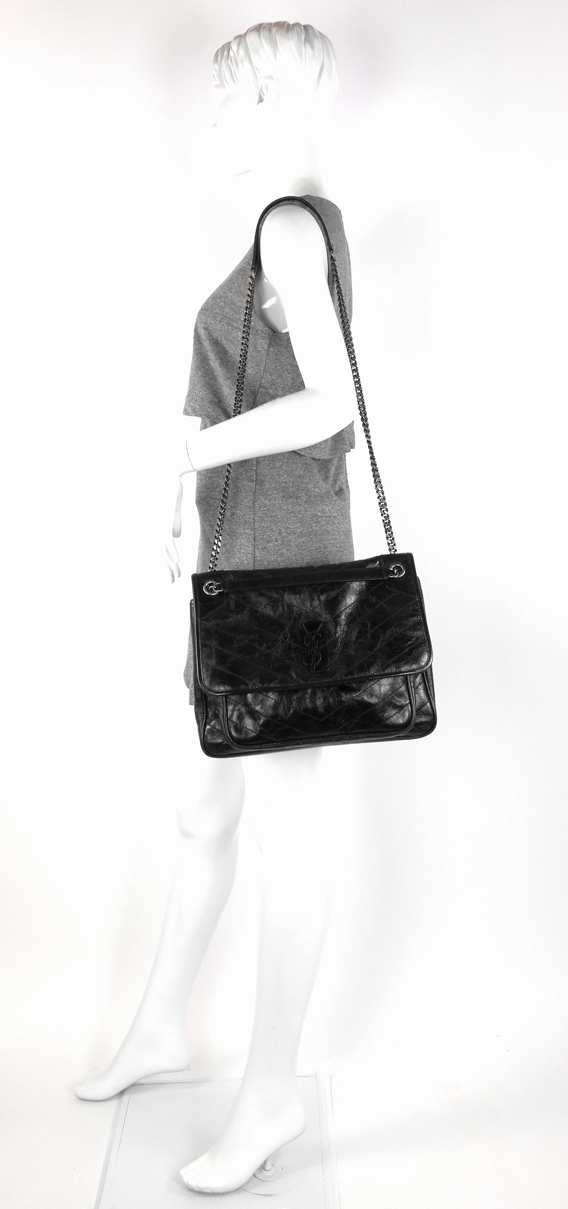 Niki Medium Leather Shoulder Bag